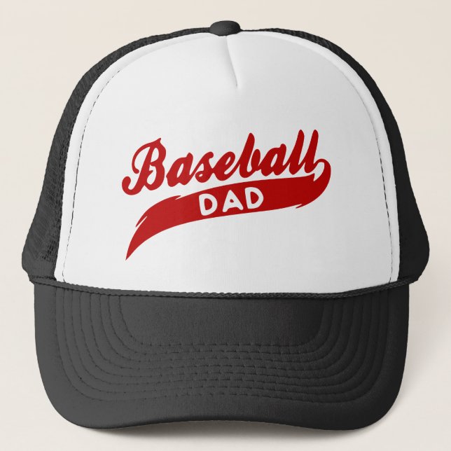 Red Baseball Pappa Keps (Framsida)