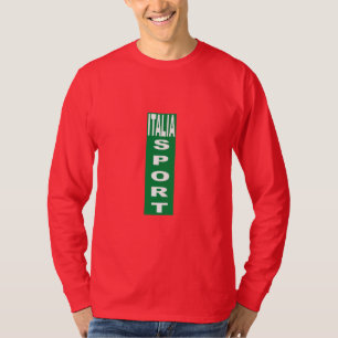 Red Basic T-shirt deep ITALIA SPORT