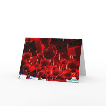 Red Bauble Christmas Cards