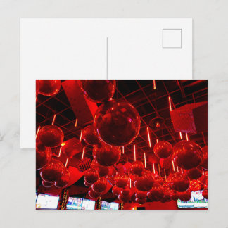 Red Bauble Postcards Vykort