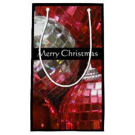 Red Baubles God jul small black