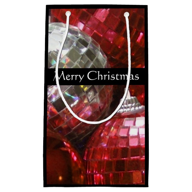 Red Baubles God jul small black (Framsidan)