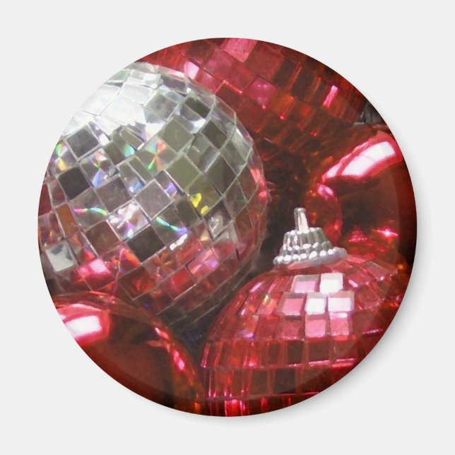Red Baubles-kylmagnet Magnet (Framsidan)