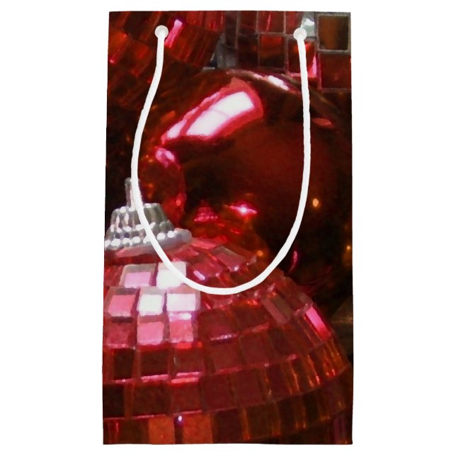 Red Baubles-presentsäck liten (Framsidan)