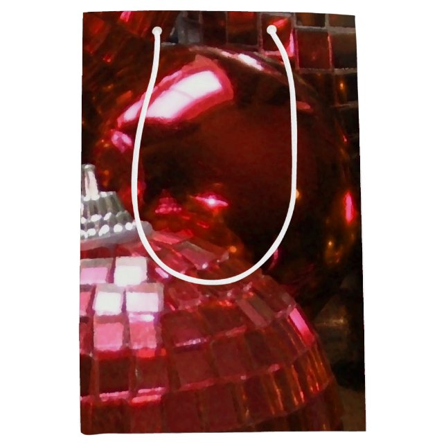 Red Baubles presentsäcksmedium (Framsidan)