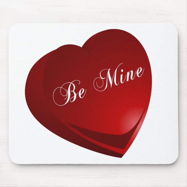 Red be Mine Heart Musmatta (Framsidan)