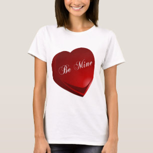Red be Mine Heart Tee Shirt