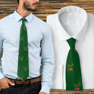 Red Beets Mönster Gardeners Neck Tie Slips