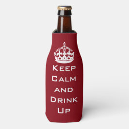 Red Behålla Lugn Anpassningsbar Flaska Cooler