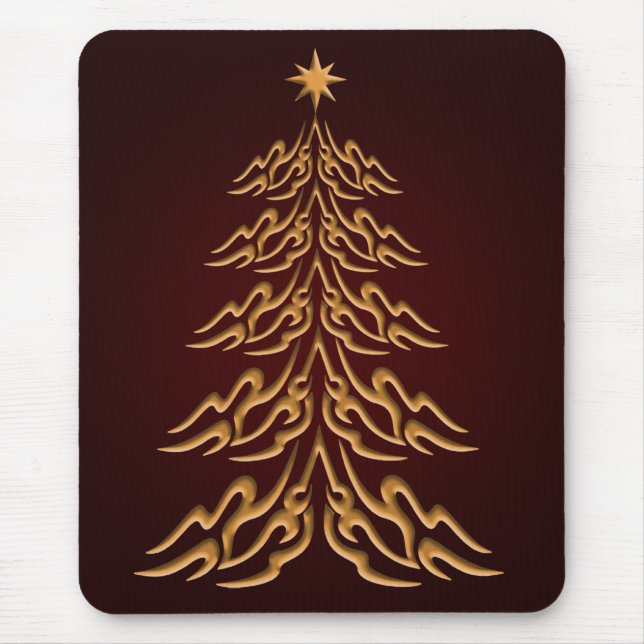 Red Bell Julgran Mouse Pad Musmatta (Framsidan)