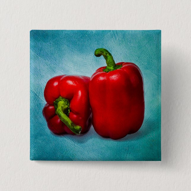 Red Bell Peppers Knapp (Framsida)