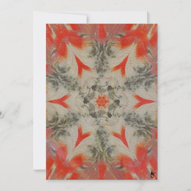 Red-bellied Woodpecker Gold and Textured Card Julkort (Framsida)