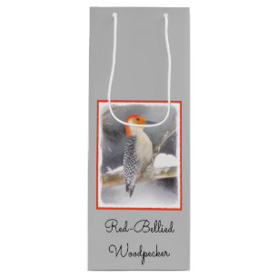 Red-Belllied Woodpecker Painting Original Bird Art