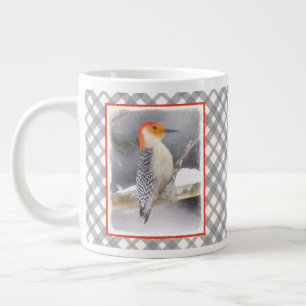Red-Belllied Woodpecker Painting Original Bird Art Jumbo Mugg
