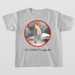 Red-Belllied Woodpecker Painting Original Bird Art T Shirt