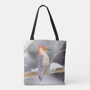 Red-Belllied Woodpecker Painting Original Bird Art Tygkasse