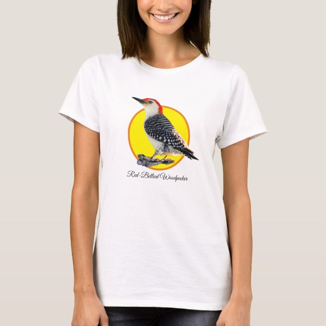 Red-Belllied Woodpecker T Shirt (Framsida)