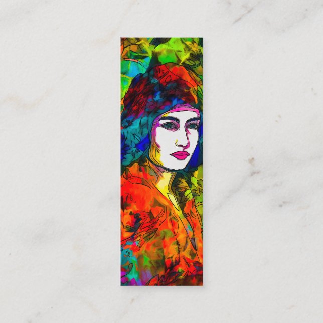 Red Beret Mini Visitkort (Framsida)