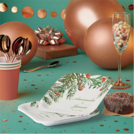 Red Berries Gräs Cone-julafton Bröllopsfest