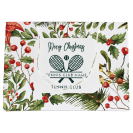 Red Berries Greenery Tennis Klubb jul Helgdag