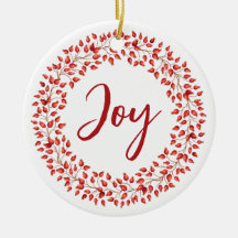 Red Berries WandeCorporate jul Ornament