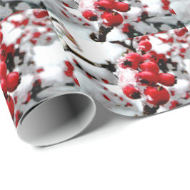 Red Berries Wrapping Papper Presentpapper