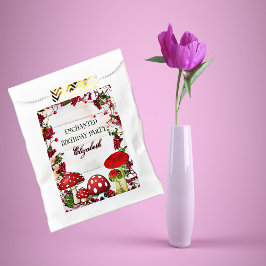 Red Berry Garden Toadstool Greenery Magic Mushroom