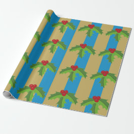 Red Berry Holly Presentpapper