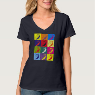 Red Berry Summer Food Fruit Pop Art Strawberry T Shirt