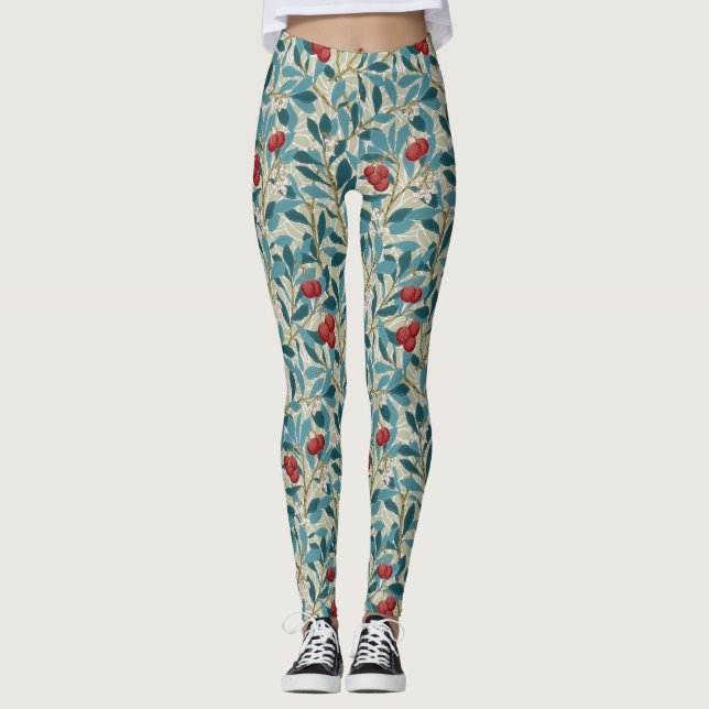 Red Berry Tree, William Morris Leggings (Framsida)