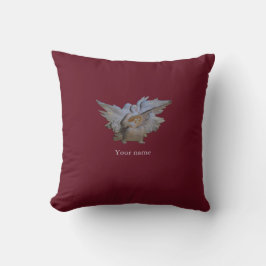 Red Bible Quote Cushion POLYESTER Angel Kudde