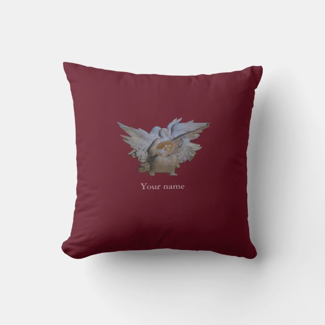 Red Bible Quote Cushion POLYESTER Angel Kudde (Framsida)