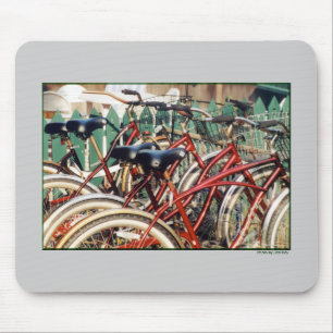 "Red Bicycles" Mousepad Musmatta