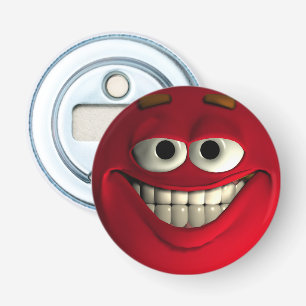 Red Big Flin Emoticon Flasköppnare