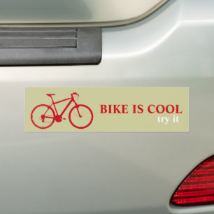 Red Bike, cykling Bildekal