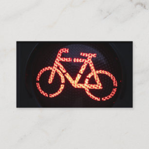 Red Bike for Bicycle Repair Shops Bike Repair Visitkort