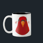 Red birb ’GUMI’ Två-Tonad Mugg<br><div class="desc">Red birb ’GUMI</div>