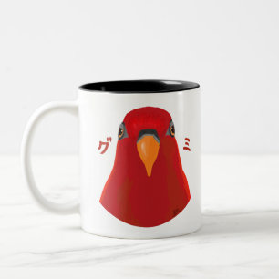 Red birb ’GUMI’ Två-Tonad Mugg