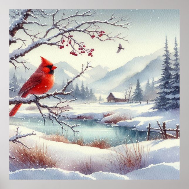 Red Bird and Winter Ligcape 3 Poster (Framsidan)