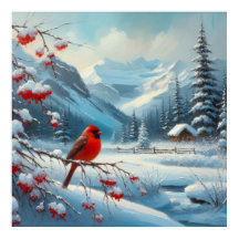 Red Bird and Winter Ligcape 7