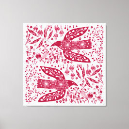 Red Bird Canvastryck