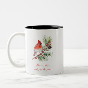Red Bird Cardinal jul Mugg