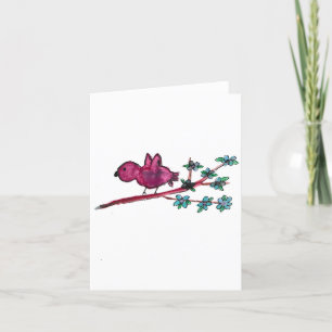 Red Bird Helgkort