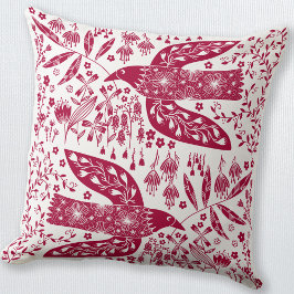 Red Bird Kudde