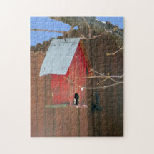 Red Birdhouse