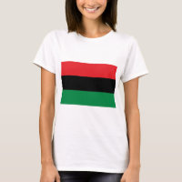 Red Black and Grönt Pan-African UNIA flagga