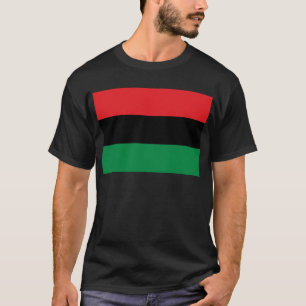Red Black and Grönt Pan-African UNIA flagga Tröja