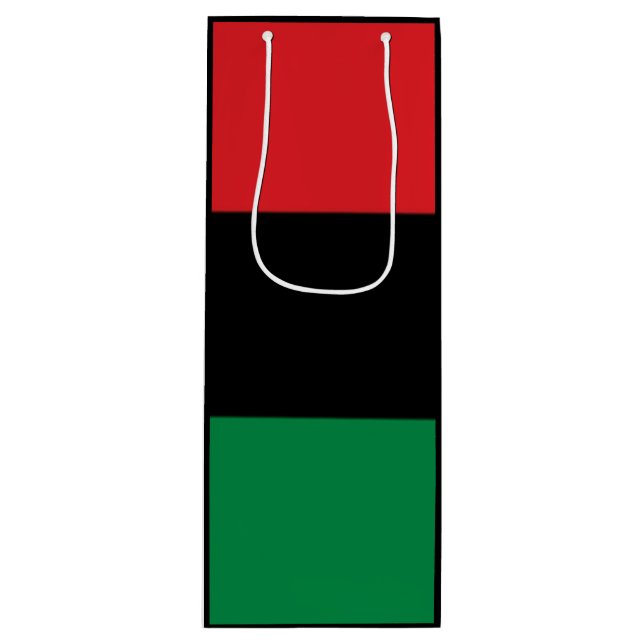 Red Black and Grönt Vin Gift Bag (Framsidan)