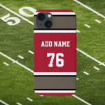 Red Black and Pewter Sports Rand<br><div class="desc">Underbart för Tampa Bay fläkt i ditt liv. Red,  Pewter och Black Footsoil stil rand. Färgen som vi har valt för den här serien av fodral kommer att matcha dina favoritlag färg,  vi kan bara inte nämna dem här. Perfektens gåva till fläkt för fotboll.</div>