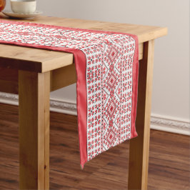 Red Black and White Classidic Fair Isle Motif